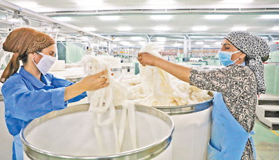 中塔携手打造世界一流纺织园